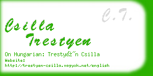 csilla trestyen business card